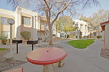 Picnic area with barbecue